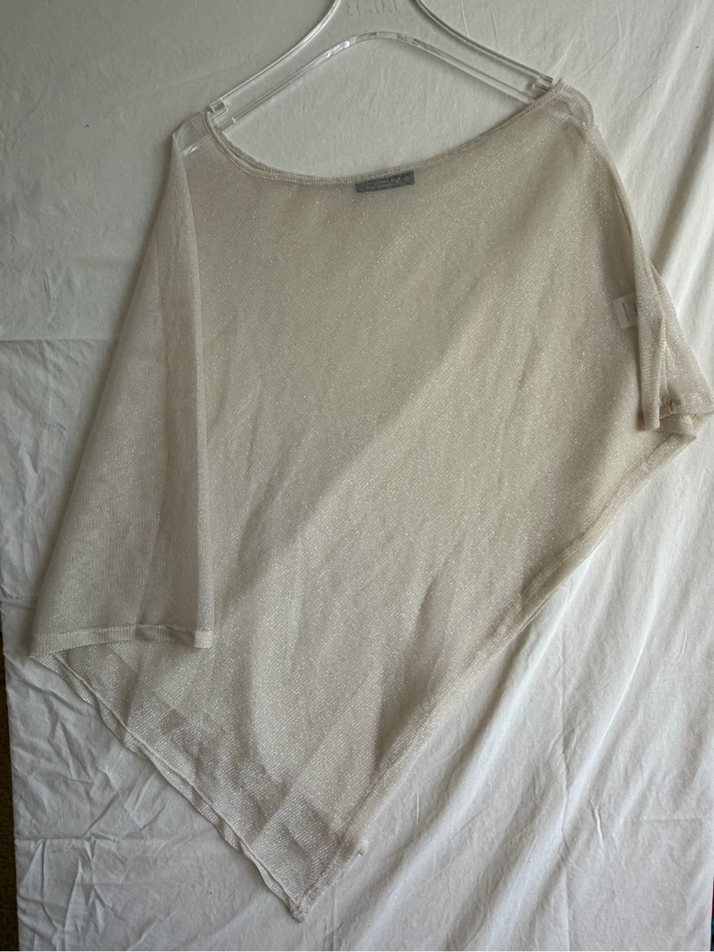 Sheer Lightweight Knit Poncho